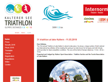 Tablet Screenshot of kalterersee-triathlon.com